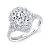 Uneek Pear Shaped Diamond Engagement Ring - LVS969PS photo
